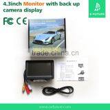 4.3 Inch Color TFT LCD Parking Car Rear View Monitor Car Rearview Backup Monitor thumbnail-5