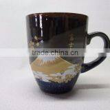 MUG CUP CLOUDY GOLD Mt.FUJI Porcelainware thumbnail-1