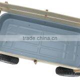 Wood Wagon ALL Terrain Pulling Red Railing Easy go Children Kids Wagon thumbnail-3