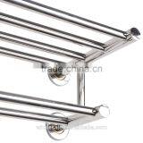 Wall Mounted Towel Rack Bathroom Hotel Rail Holder Storage Shelf Stainless Steel thumbnail-3