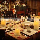 Flameless Candles 3pcs Moving Wick Led Wax Candles With Remote Control Flickering Flameless Candle LED Candles Set 4" 5" 6" thumbnail-3