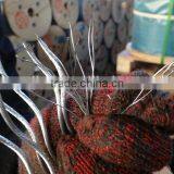 CE Hard Strength 6mm 6x7+fc Galvanized Carbon Steel Wire Rope thumbnail-3