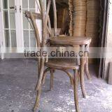 Stackable Cross Back Chair thumbnail-1