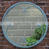Decorative Wall Iron Round Mirror thumbnail-1