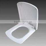 UIC-PP5060 Round/ Enlongated PP Toilet Seat Cover Soft Close, Soft Slow Close White Toilet Seat, PolyPropylene Toilet Seat thumbnail-2