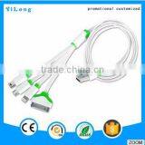 Hot Selling Multiple Usb Data Cable Multi Function Charger Cable thumbnail-4