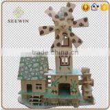 DIY Small Wood House and Windmill House thumbnail-2