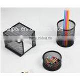 Hangzhou Supplies High Quality Metal Mesh Office Desk Organizer Stationery Set thumbnail-1