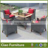 Wicker Rattan Outdoor Table & Chairs Sofa Lounge Suite Set thumbnail-1