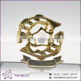 Cheap Pisces Zodiac Sign With SWAROVSKI Crystal Metal Home Decoration thumbnail-6