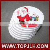 Hot Sale Plain White Sublimation Blank Coaster Round for Printing thumbnail-2