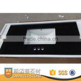 Carton Packing Black Galaxy Granite Bathroom Vanity