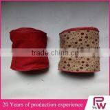 Factory High Quality Wholesale Wholesale Novelty Jacquard Ribbon in 100% Jute Cloth thumbnail-2