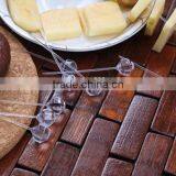 Wholesale Plastic PS Hight Quality Eco-friendly Dessert Cake Fruit Fork thumbnail-2