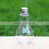 Hot Selling Juice Clear Light Bulb PET Plastic Decorative Bottle thumbnail-6