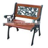 Garden Bench, Cast Alum Legs, Plastic Wood Bench thumbnail-4