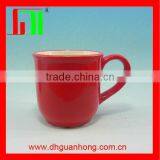 Hot Sale Red Color Ceramic Mug thumbnail-1