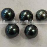 Factory Wholesale AAA 9.5-10mm Black Tahitian Loose Pearls thumbnail-1