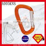 25KN D Type Mountain Climbing Aluminum Carabiner With Straight Gate thumbnail-3