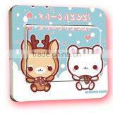 Fashion Decorative Wall Sticker , Waterproof Bedroom Switch Stick thumbnail-2