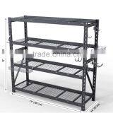 New Style Black Steel Storage Rack 5 Adjustable Shelves thumbnail-3