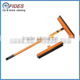sweep rubber broom with squeegee wiper