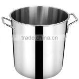 Tall Straight-shaped Non-magnetic Stainless Steel Stockpot/commercial Stock Pot/soup Bucket thumbnail-2
