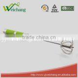 WCW033 Stainless Steel Rotary Egg Whisk, Egg Beater,Stainless Steel Wire Manual Whisk Rotary Egg Beater Hand Mixer Kitchen Gadge thumbnail-1