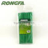 6mm x 15cm Agriculture Use Green Paper Wire Twist Ties thumbnail-1