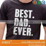 I LOVE DAD! Father's Day Rhinestone and Glitter Iron on Transfers for Tshirts thumbnail-3