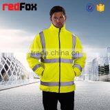 hi Vis Softshell Cheap Nylon Parka Jacket Men thumbnail-1