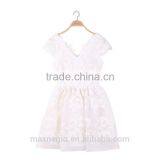 Hot Sale 2015 Guangzhou Garment Cocktail Formal Organza Lace Embroidery Sun Flowers Lady Evening Dresses thumbnail-6