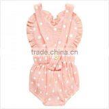 Newborn Wholesale Ploka Dot Clothes Onesie Manufacturers Overseas Bubble Custom Organic Cotton Baby Romper thumbnail-2