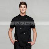 2016 New Designer Black Chef Uniforms Fashion Chef Uniforms for Cook thumbnail-1