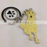 Fashion Maltese Hot Dog Keychain,animal Metal Decoration Keychains Back Can Laser Logo thumbnail-4