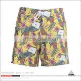 Direct Manufacturer OEM New Allover Pineapple Print Swimwear 2017 Custom Print Men's Swim Trunks thumbnail-2