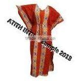 100% Viscose Printed Long Round Neck Poncho thumbnail-3