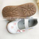 Slip-on 18M Kid Girl Pink Shoes Tiny Genuine Leather Good Quality Heart Shape Shoe thumbnail-6