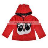 In Stock Kid Jacket Panda Coral Velvet Jacket for 1-6 Years Children Girl thumbnail-2