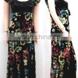 LADY'S LACE DRESS LADY'S PRINT DRESS LADIES LONG DRESSES thumbnail-1