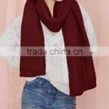 Fashionable Woman Winter Scarf Patterns Knitting Scarf thumbnail-5
