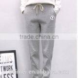 2017 Wholesale Oversize Life Gym Good Quality Comfortable Jogging Pants Woman CVC(60/40) thumbnail-3