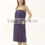 Simple Wrapped the Chest Cotton Bathrobe thumbnail-1