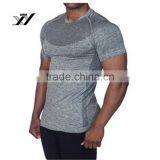 Classic High Quality Cotton Spandex Plain Soft Feeling Men Gym Tshirt 2016 thumbnail-1