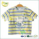 Cotton Kids T Shirt Striped Baby Boys T Shirt thumbnail-1