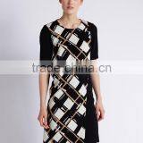 Painted Check Tunic Dress thumbnail-1