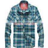2013 Mens Fashion Casual Plaid Custom Shirt/Clothing Shirt Manufacturers thumbnail-1
