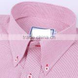 2017 Small Checks Men's Long Sleeve Button-down Collar Casual Shirt thumbnail-4