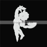 White Christmas Angel Wood Charm Pendants 4.1cmx26.0mm thumbnail-1