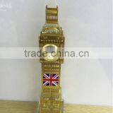 High Quanlity Tastefully Golden Crystal Big Ben Model For Fancy Clock UK Souvenir thumbnail-4